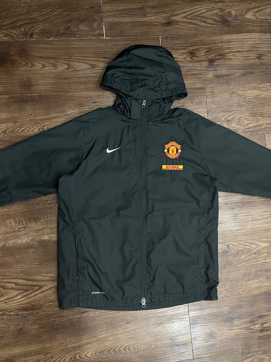 나이키 맨유 DHL 스톰핏 레인자켓 바람막이 블랙 95 상품이미지3