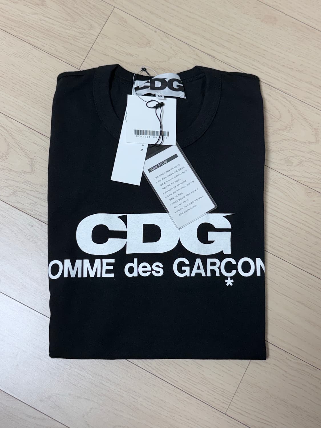 CDG 로고 반팔 m사이즈 상품이미지2