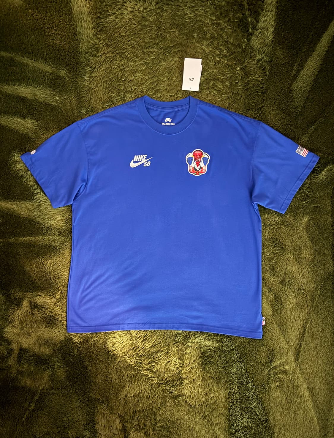 [US XL] 나이키 SB TEAM USA 올림픽 국가대표 티셔츠 로얄 상품이미지1
