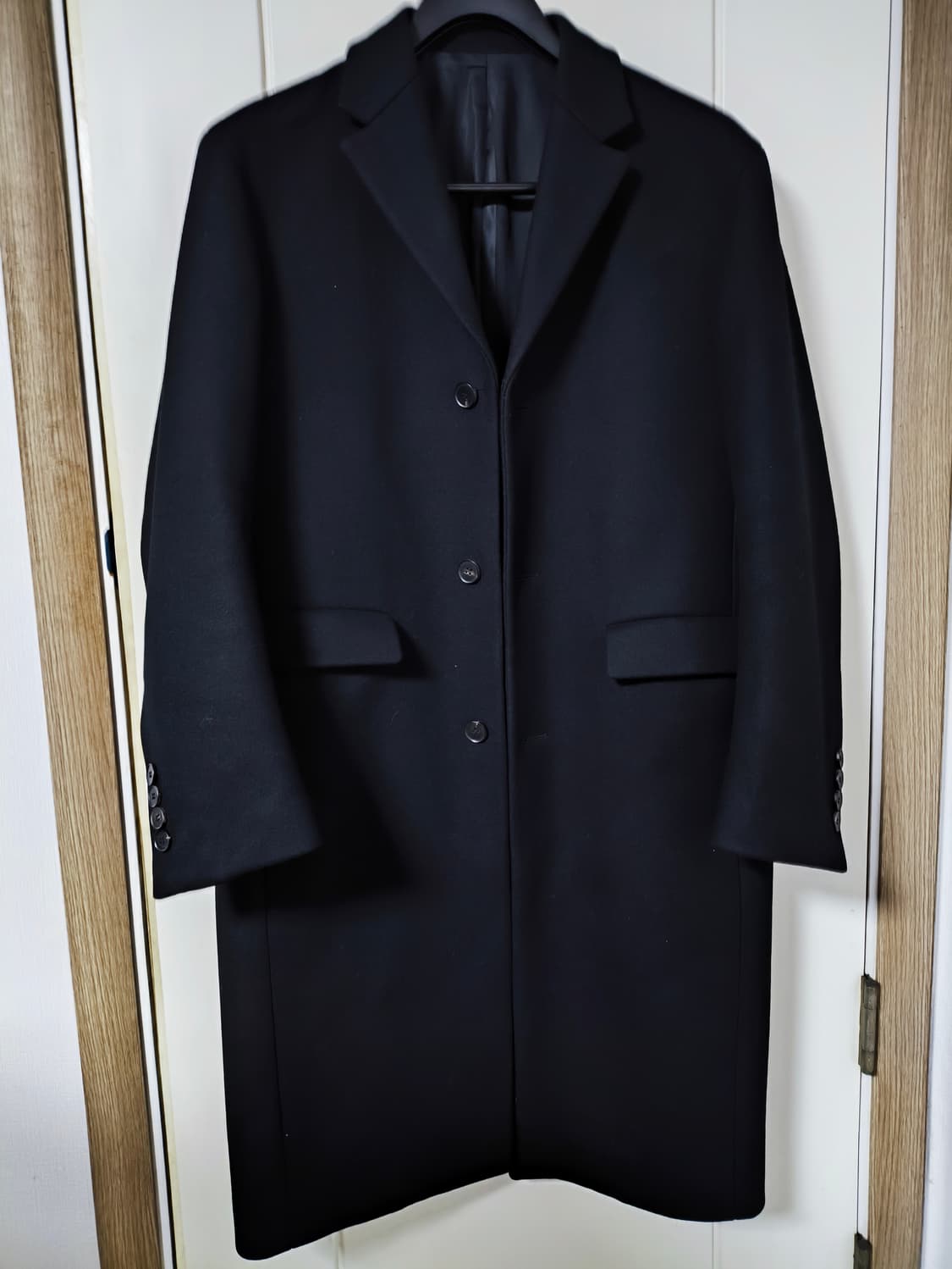 마마가리 블랙 싱글코트 46(100)사이즈 상품이미지1