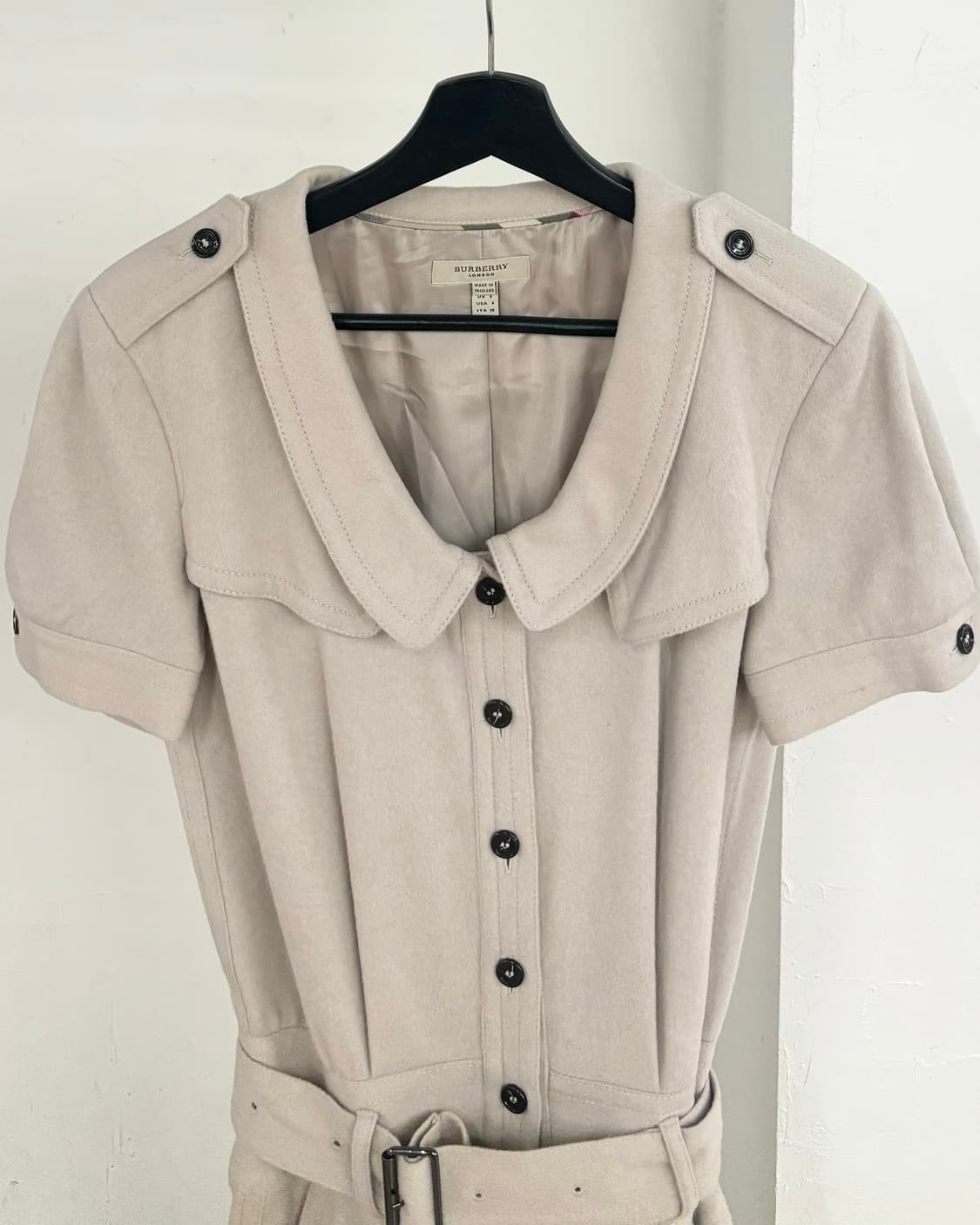 버버리 베이지 벨티드 원피스 상품이미지2