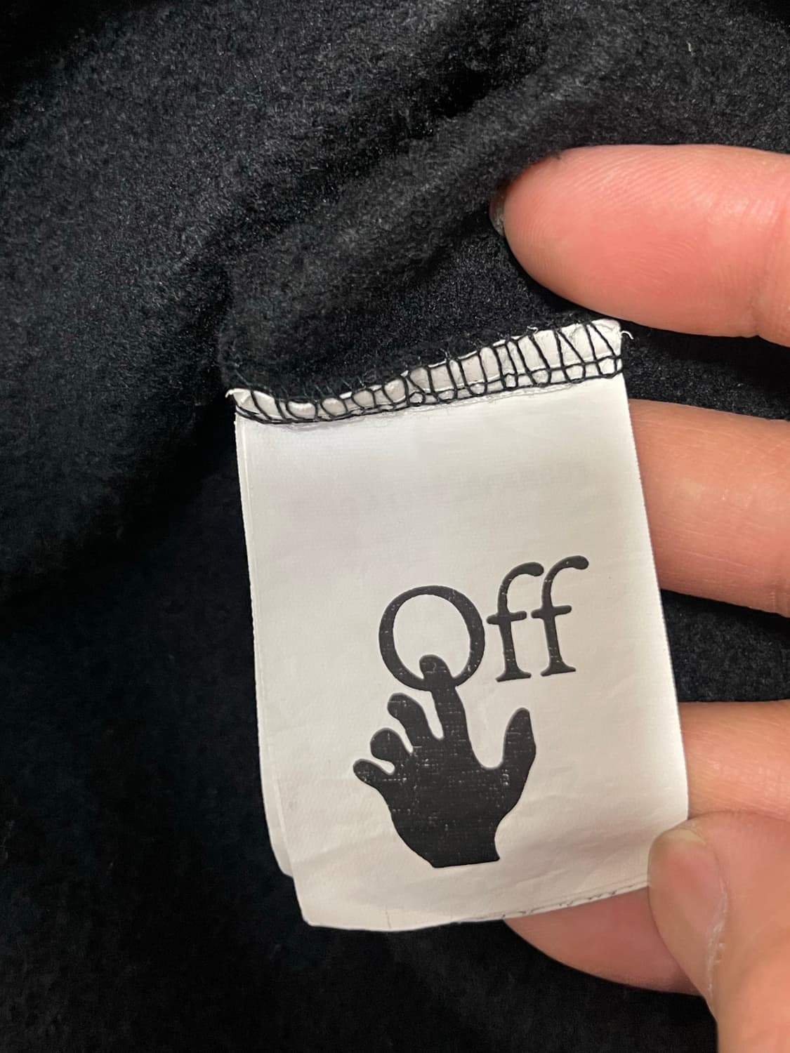 오프화이트 X 카우스 콜라보 맨투맨 M 상품이미지5