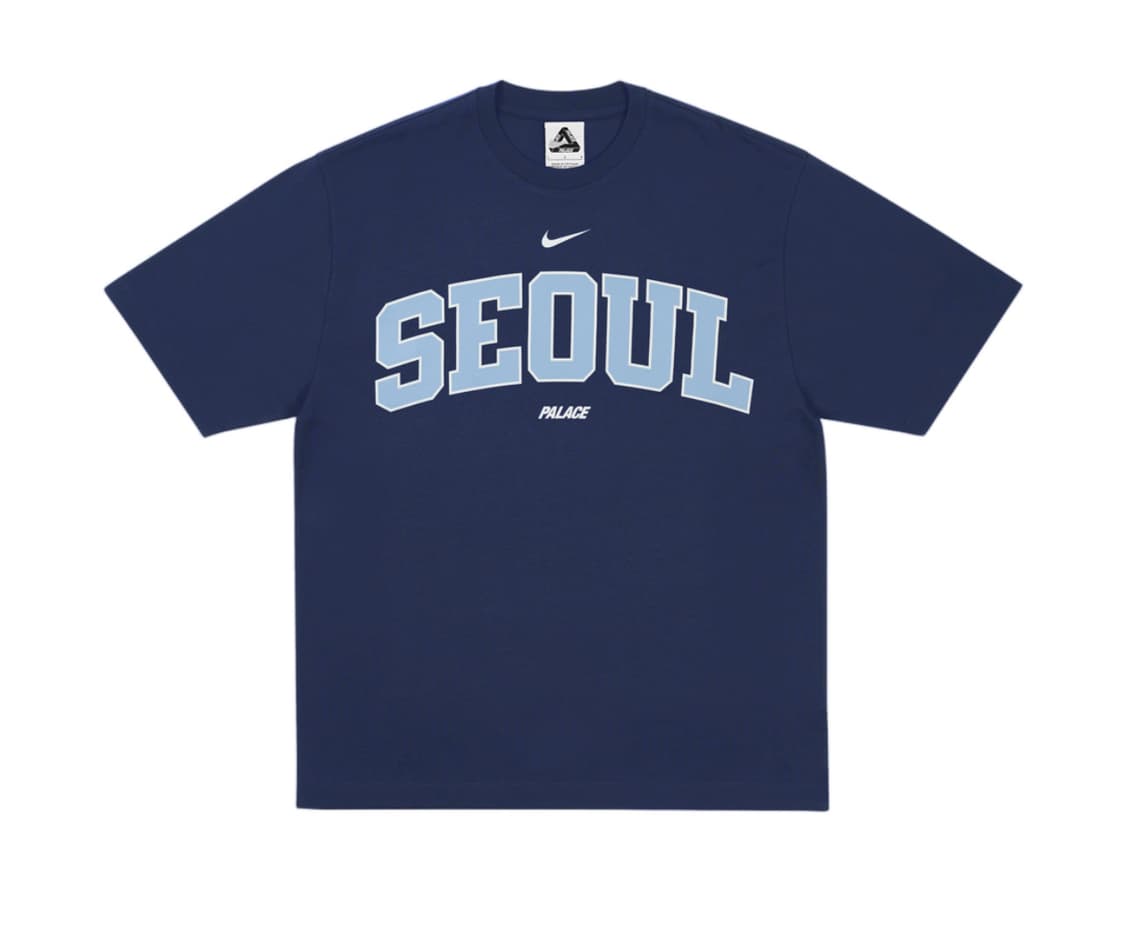 25FW 팔라스 x 나이키 샵 티셔츠 압구정 네이비 XXL 상품이미지1