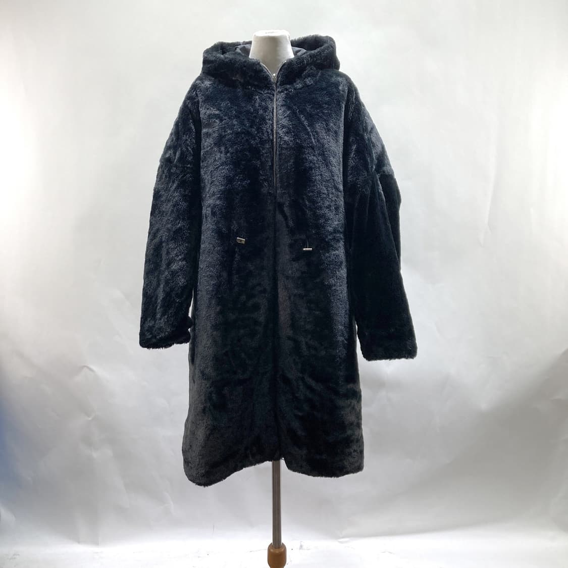 Core a 여성 리버시블 롱코트 퍼 블랙 88  상품이미지4