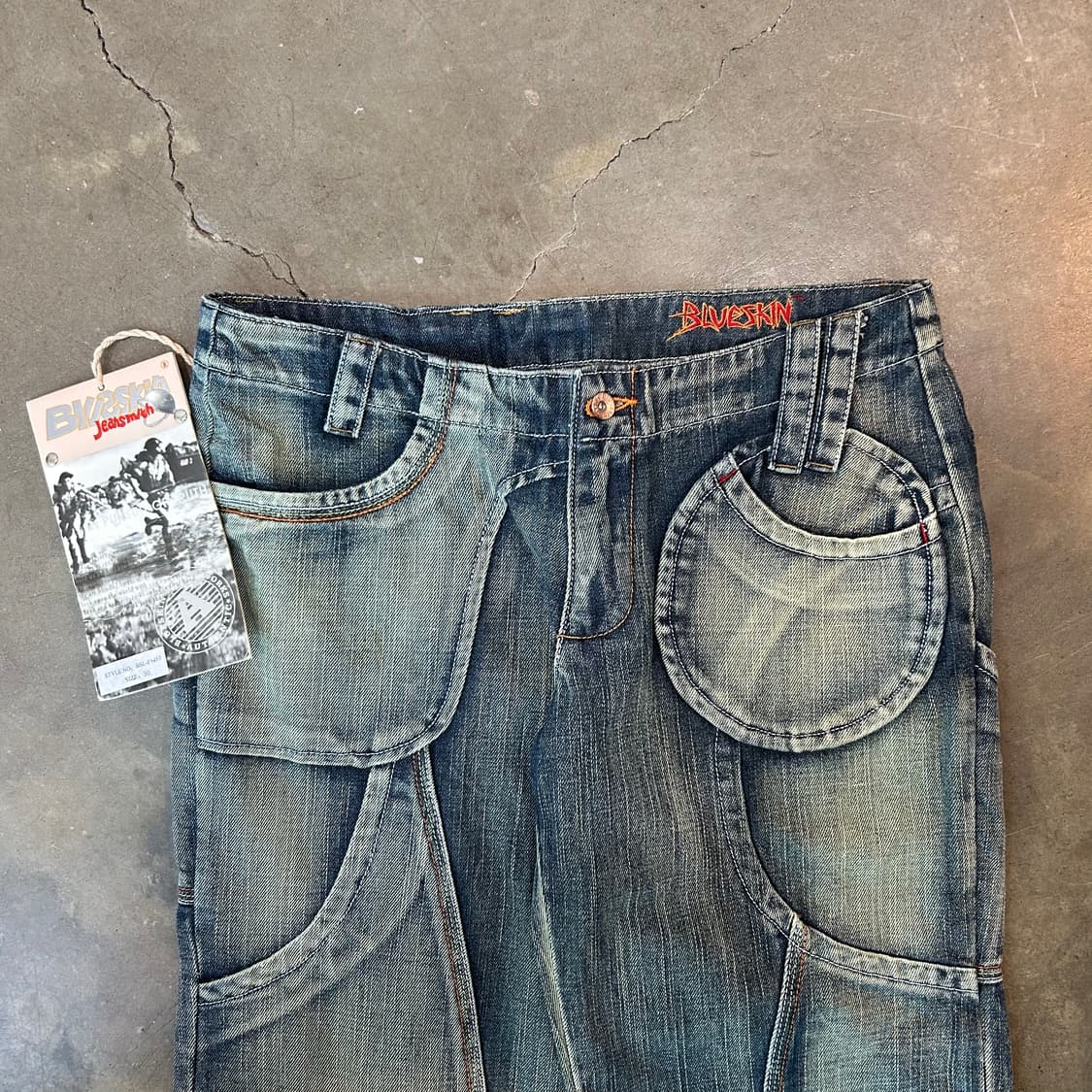 Blueskin 디테일 데님 팬츠 상품이미지3