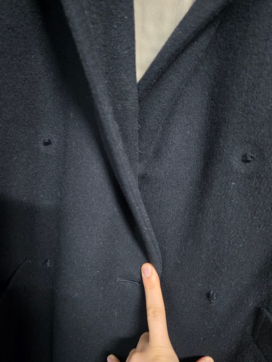 버버리 여성 울 캐시미어 코트 상품이미지5