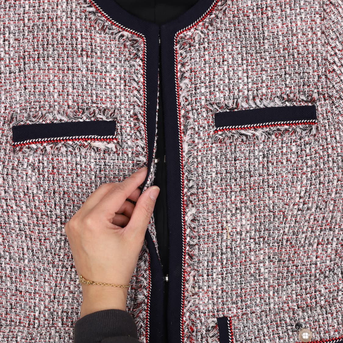 88-90 JJ 지고트 트위드 자켓 0224H1 상품이미지4