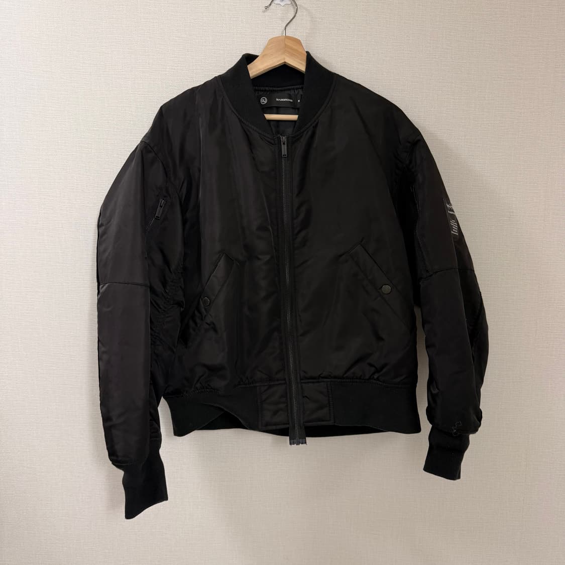 [M] 언더커버 GU MA-1 블루종 블랙 상품이미지1