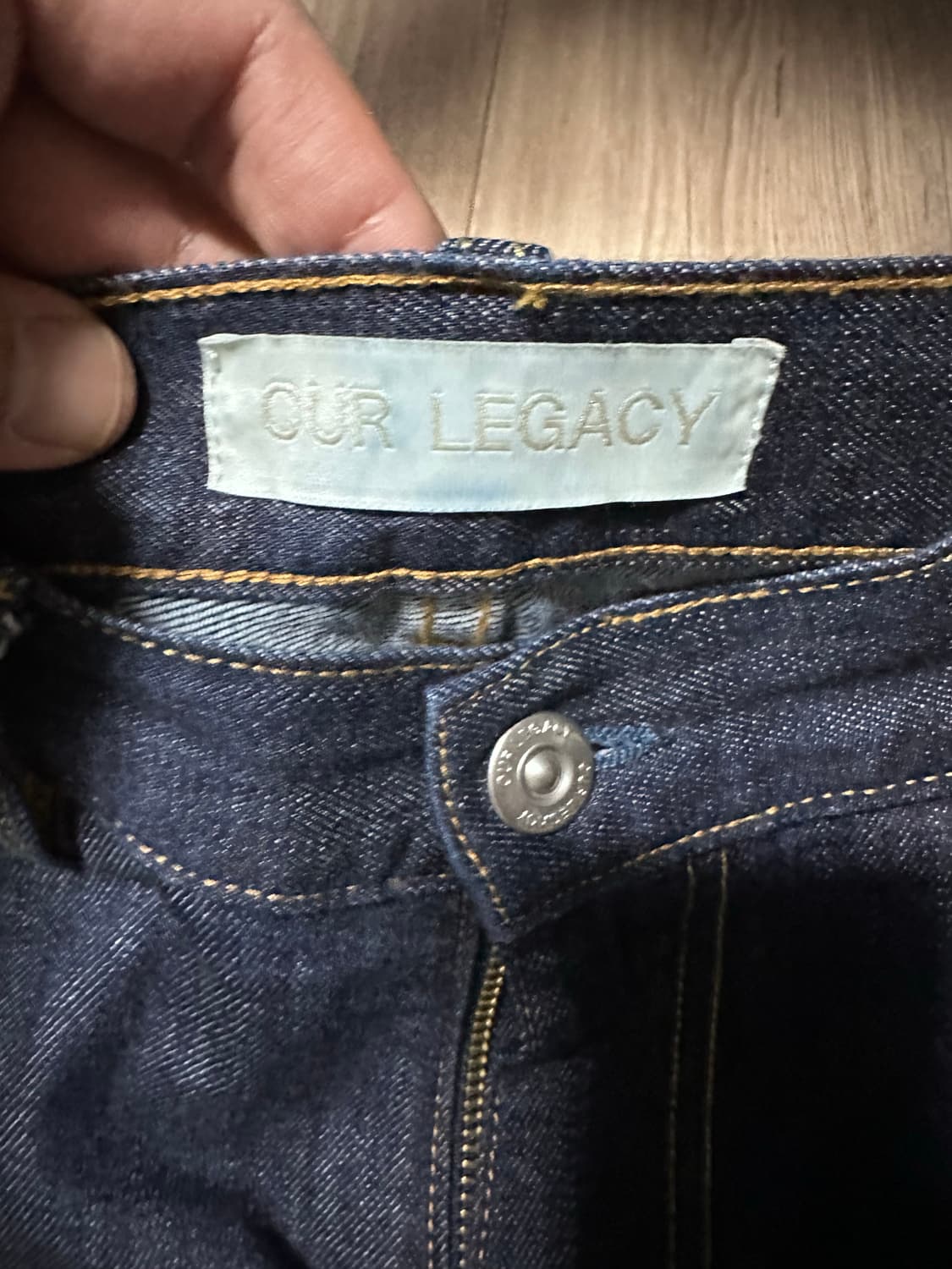 스투시 X 아워레가시 데님 팬츠 인디고 33 택보유 상품이미지2