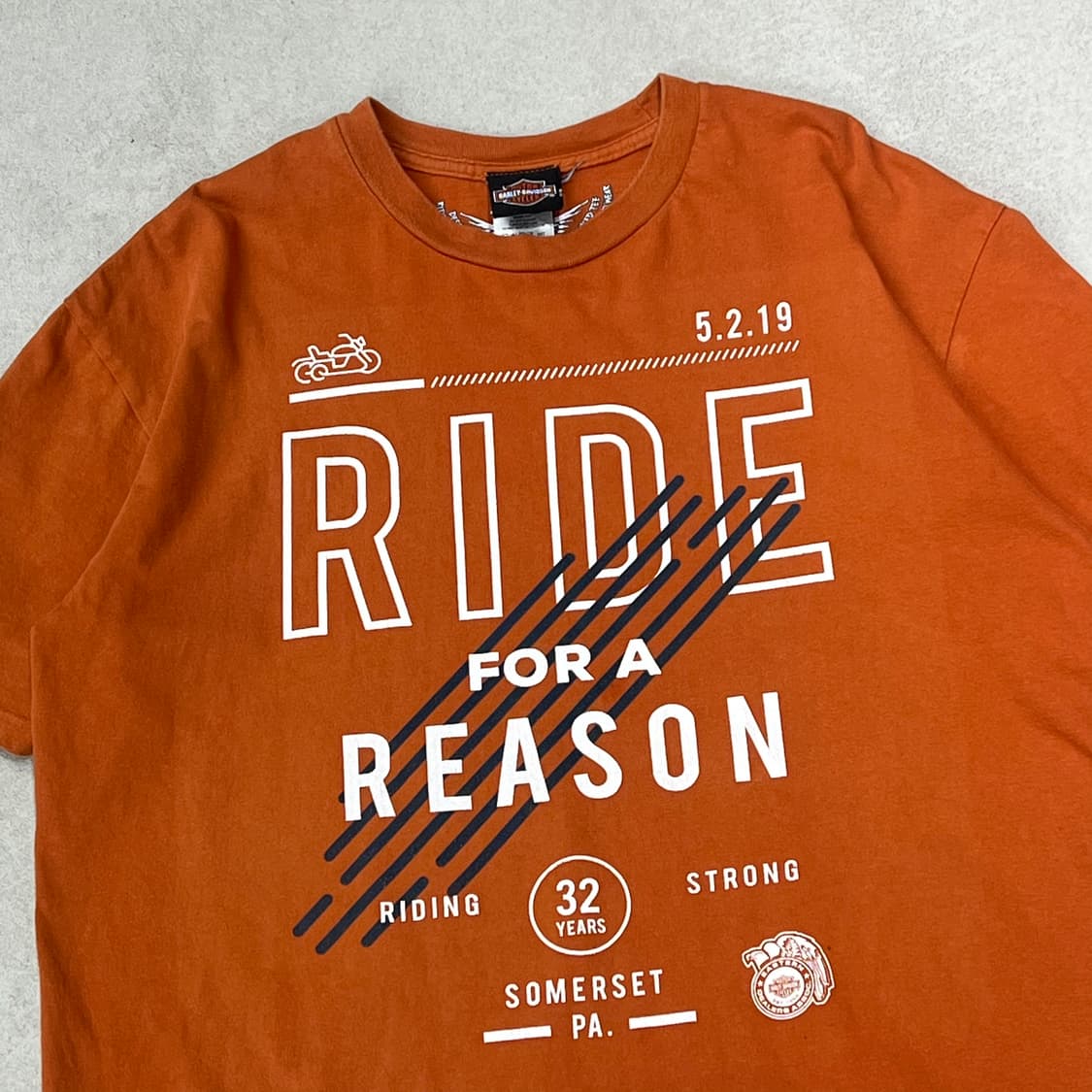 할리데이비슨 프린팅반팔티 s09905 상품이미지3