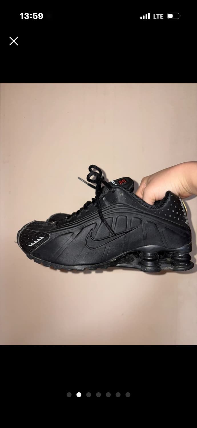 나이키 샥스 r4 블랙 235 상품이미지2