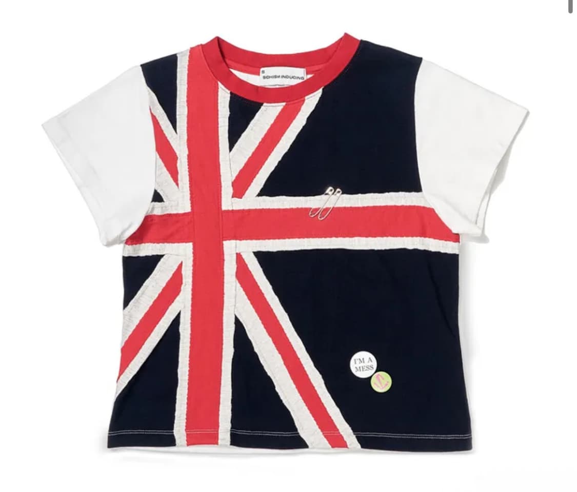 스키즘인듀싱 UNION JACK T SHIRT NAVY 상품이미지2