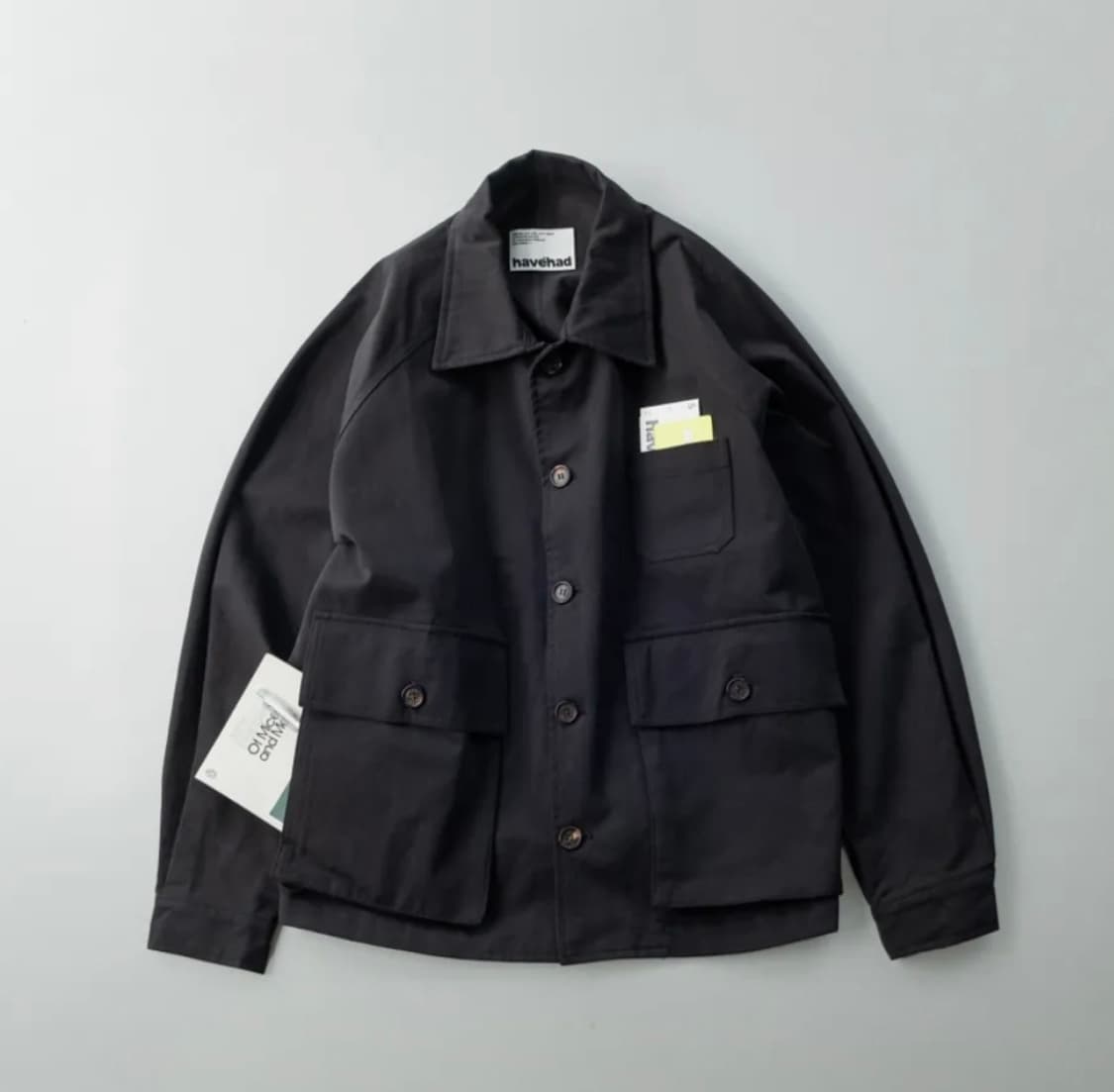 헤브 해드 시티 워커 프렌치 자켓 (블랙) 상품이미지1