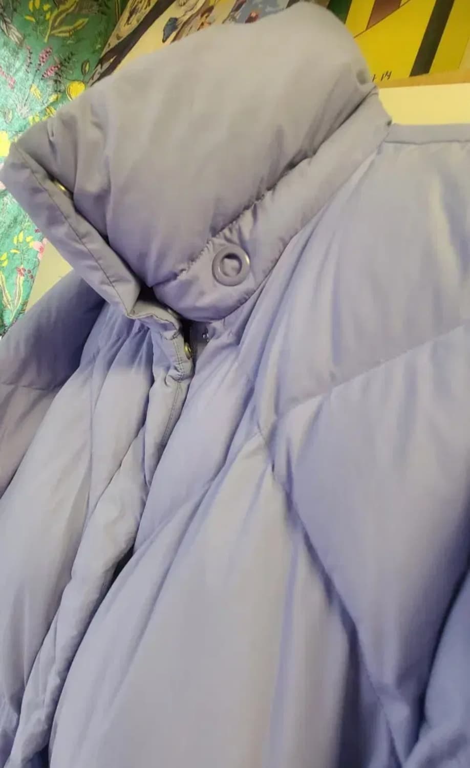 파스텔 블루 컬러 숏패딩 상품이미지4