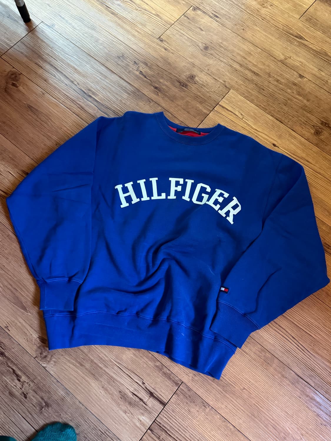 타미힐피거 블루 로고 스웻셔츠 L 상품이미지1