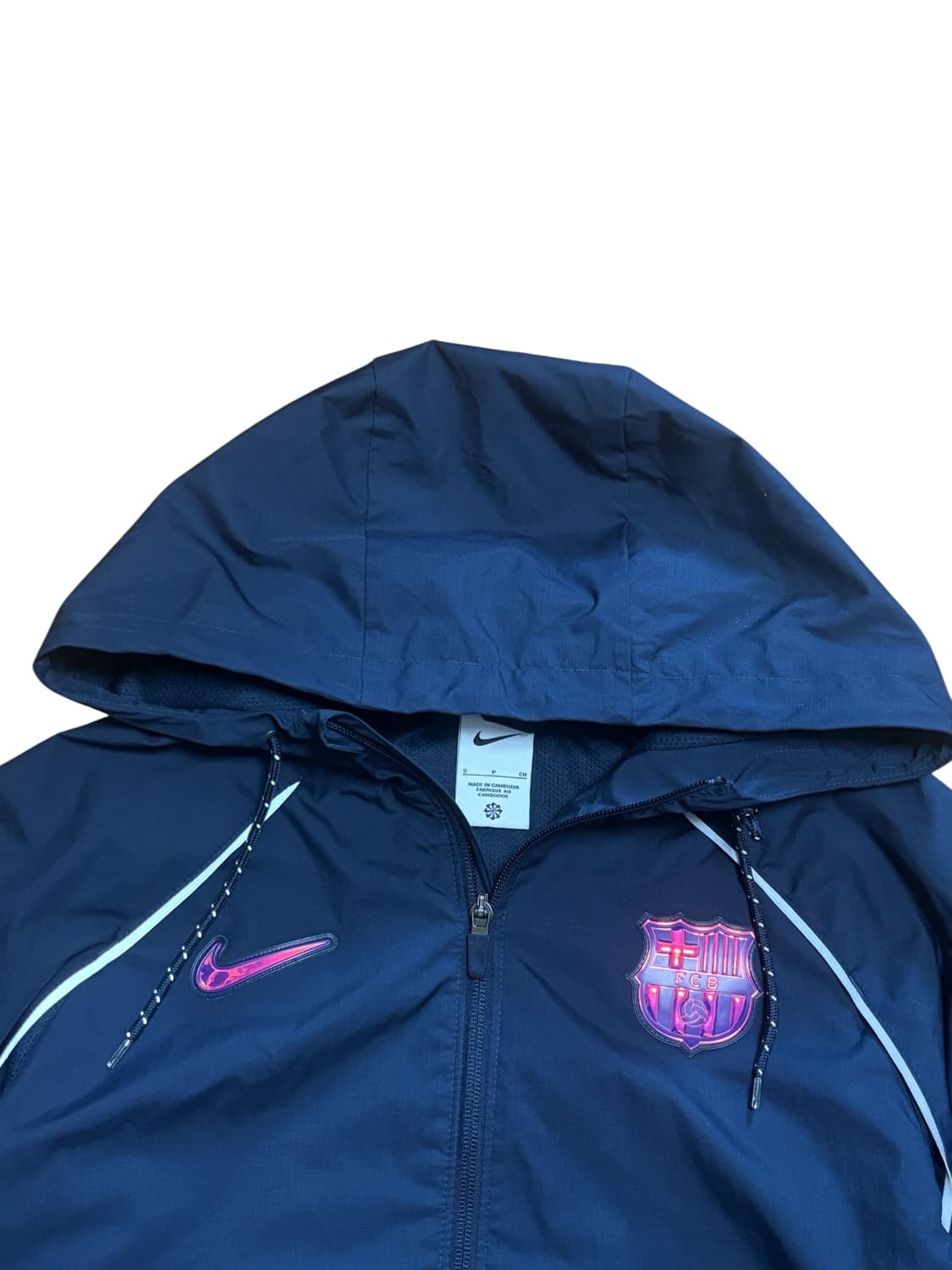 나이키 fc 바르셀로나 홀로그램 옵시디언 바람막이 상품이미지5