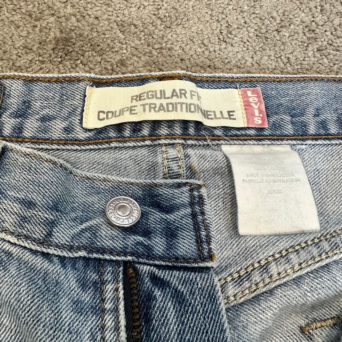 리바이스505 레귤러 핏 데님 팬츠(30) 상품이미지4