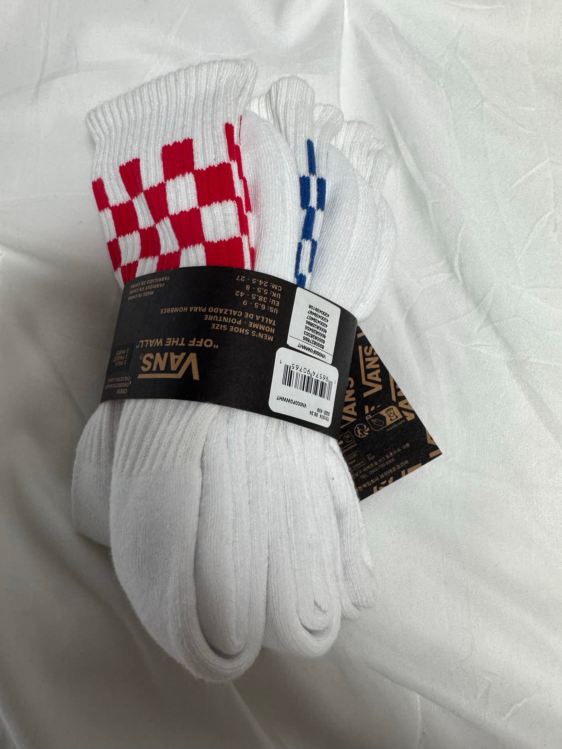 Vans 클래식 체커 크루 삭스 상품이미지2