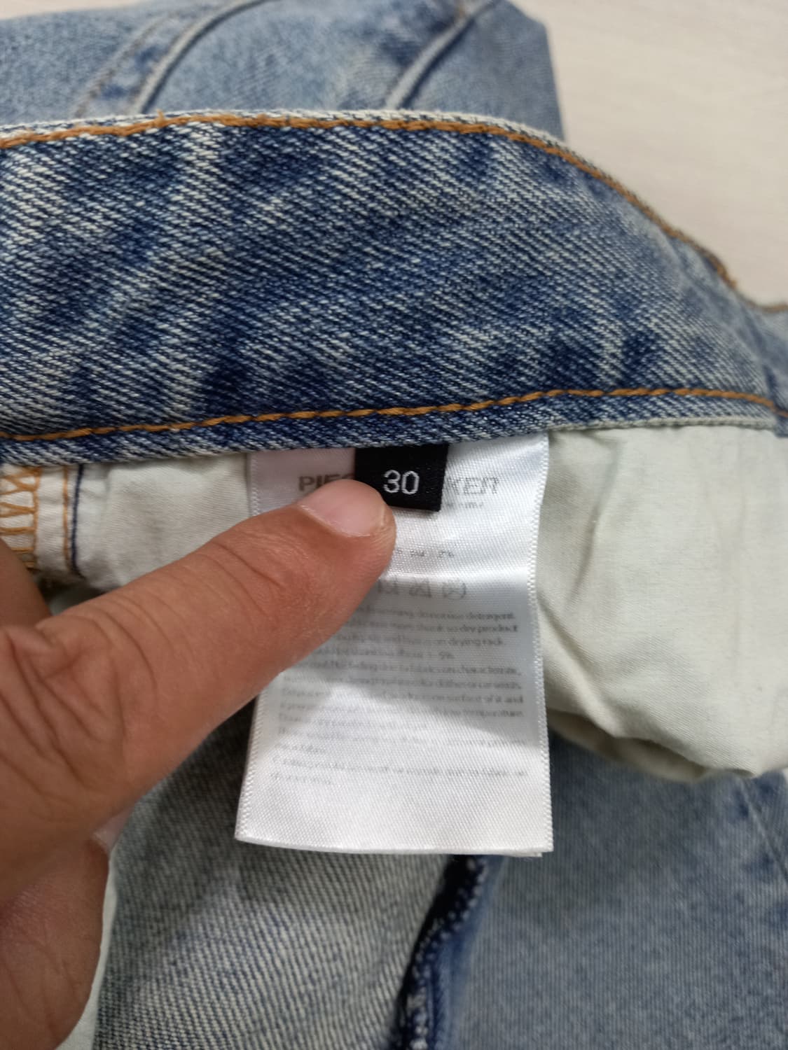 31 PIECE WORKER 워싱 스판 슬림일자진 31-452 상품이미지8