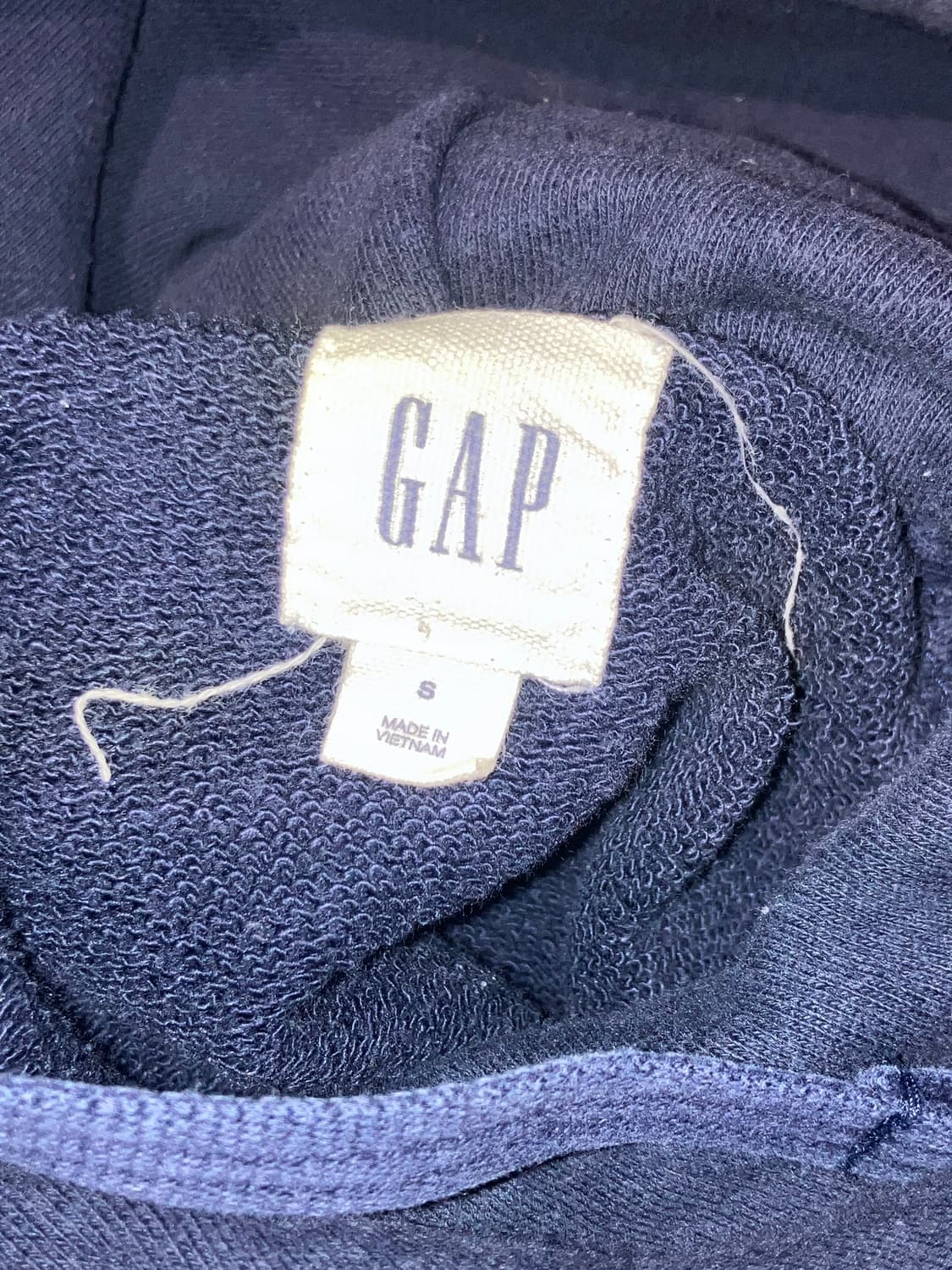 Gap 네이비 로고 후드티 S 상품이미지6