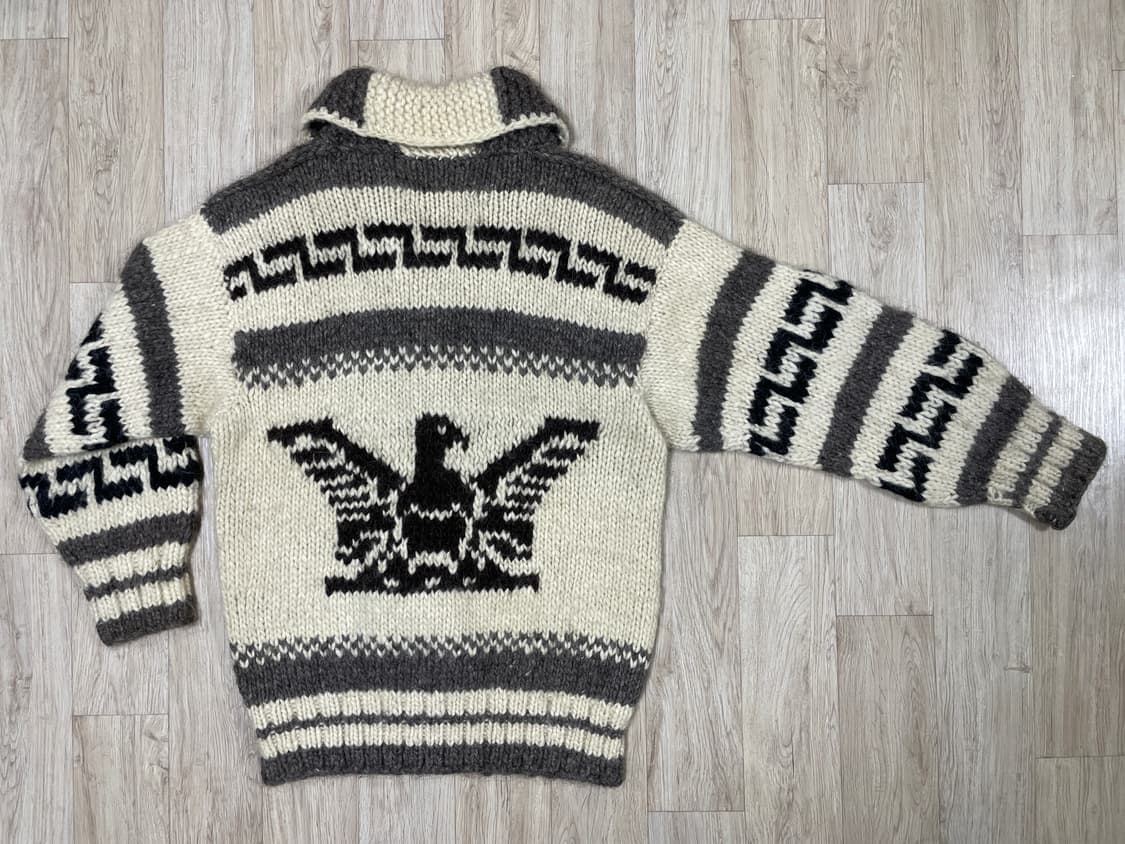 100) 터틀 핸드메이드 썬더버드 울 코위찬(캐나다제)RRL&LVC&폴로 상품이미지2