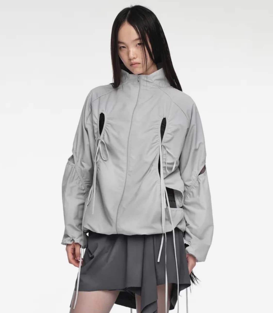 나체 cut-out wind breaker 컷아웃 윈드브레이커 바람막이 상품이미지1