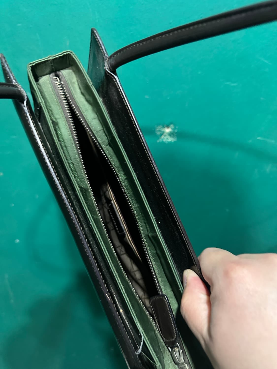 크리스찬디올 사각 숄더백 블랙 상품이미지7