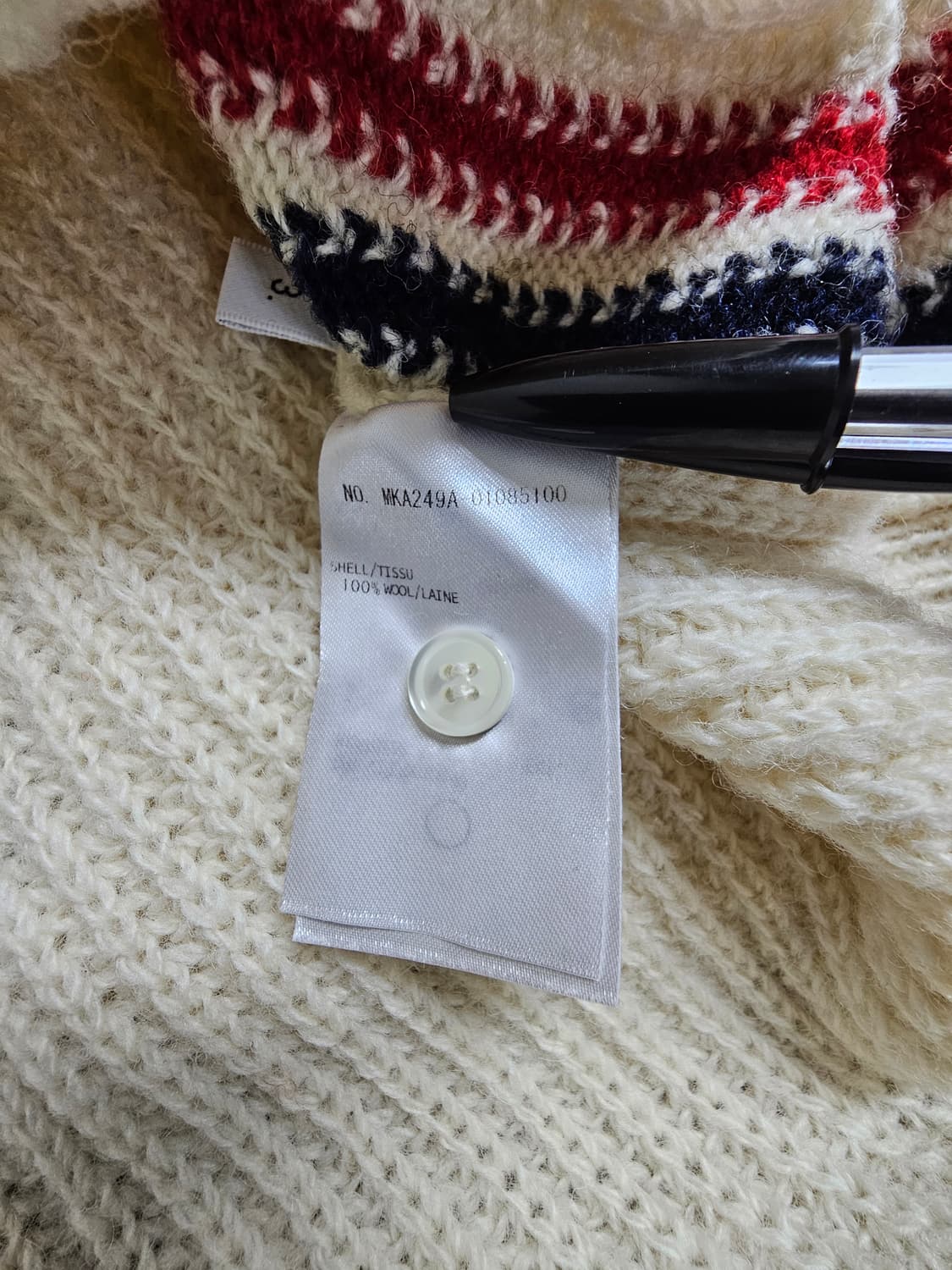 톰브라운 RWB 울 니트 스웨터 상품이미지6