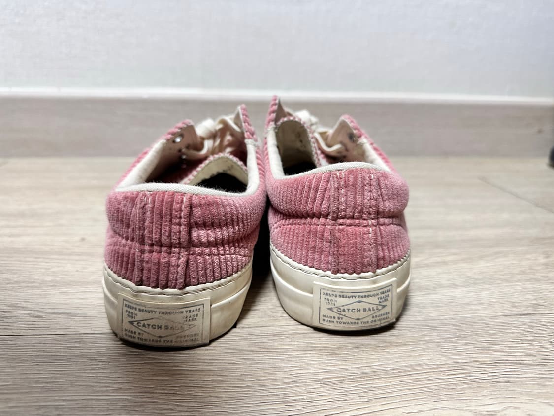 캐치볼x이스트하버서플러스 코듀로이 스니커즈 핑크 (280) 상품이미지4