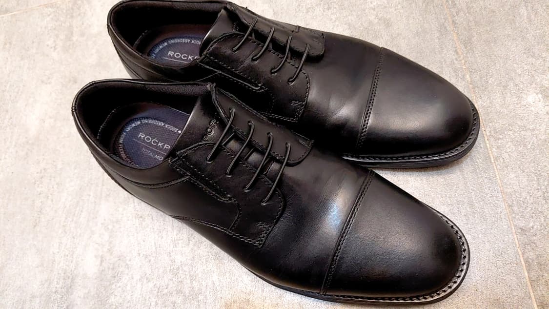 락포트 정장 구두 (토탈모션 털핀 캡토 Black) 상품이미지3