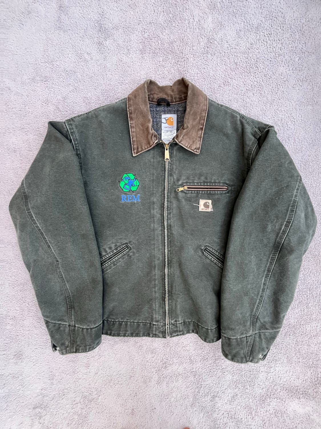 Carhartt Detroit jacket j97 Moss green 상품이미지1