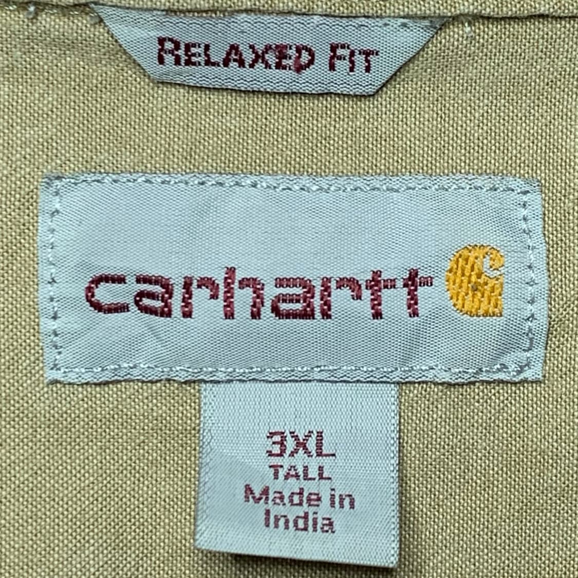 [3XL] 칼하트 릴렉스드핏 워크셔츠 샌드 상품이미지4