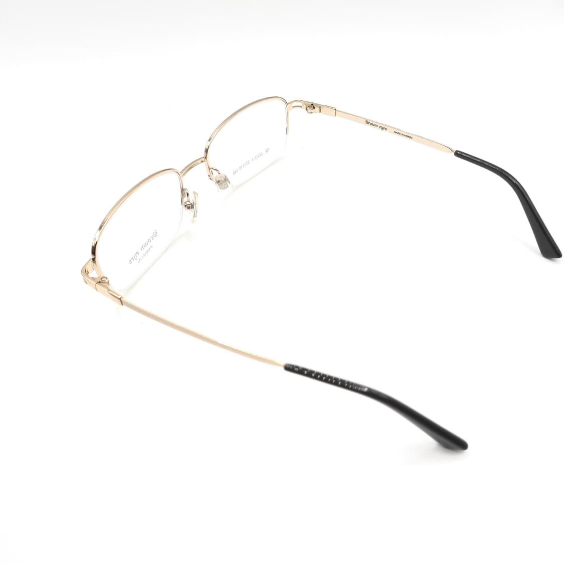 데드스탁 사각프레임 골드 스텐다드 반무테 안경  331 상품이미지4