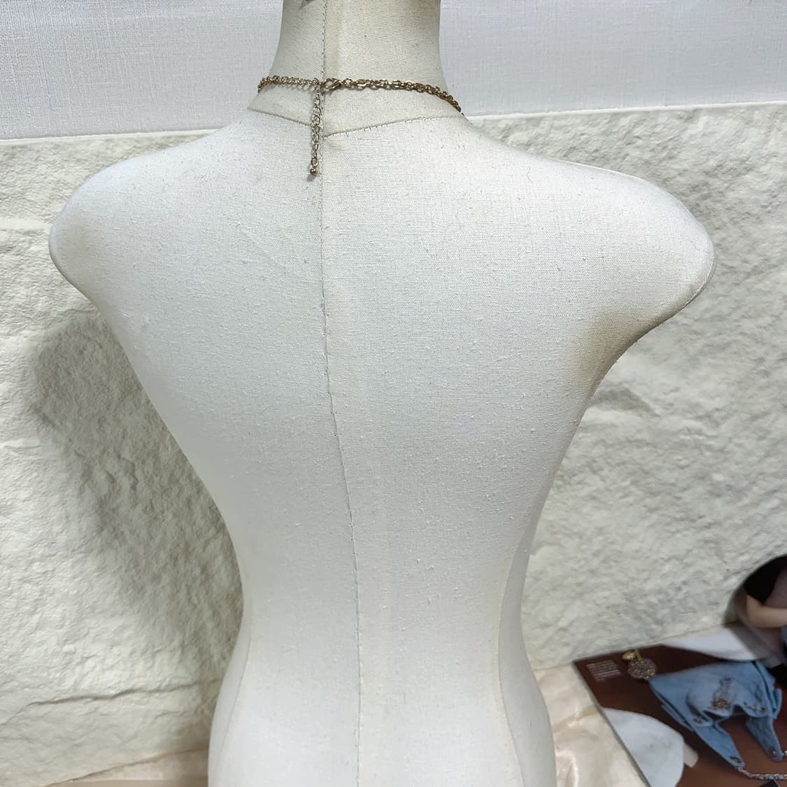 빈티지 중세 에나멜 리본 목걸이 상품이미지3