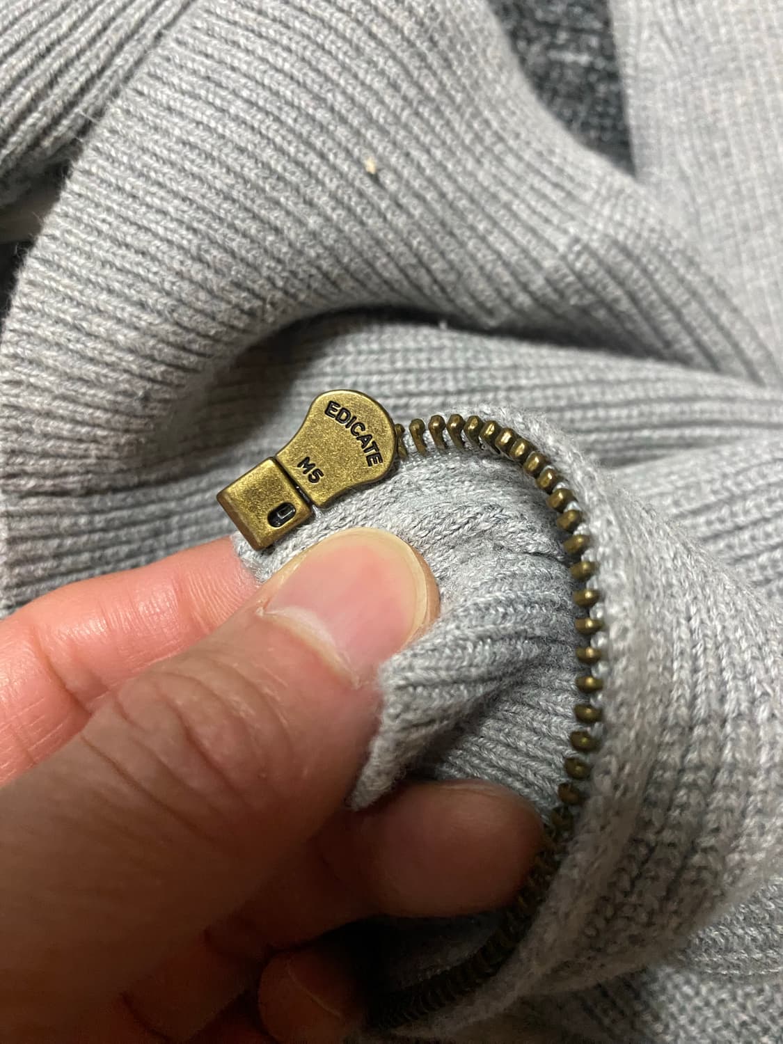 최신형QR택 폴로 스웻 집업 가디건 정리 상품이미지6