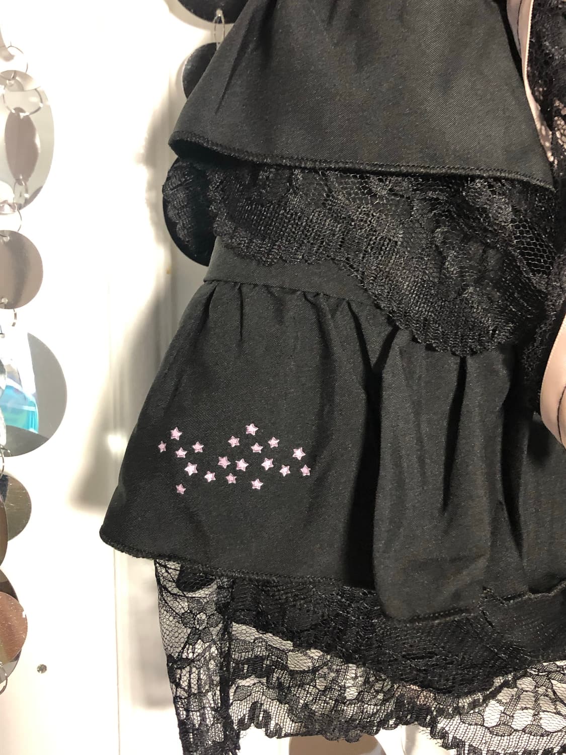 Black frill lace sk 상품이미지5