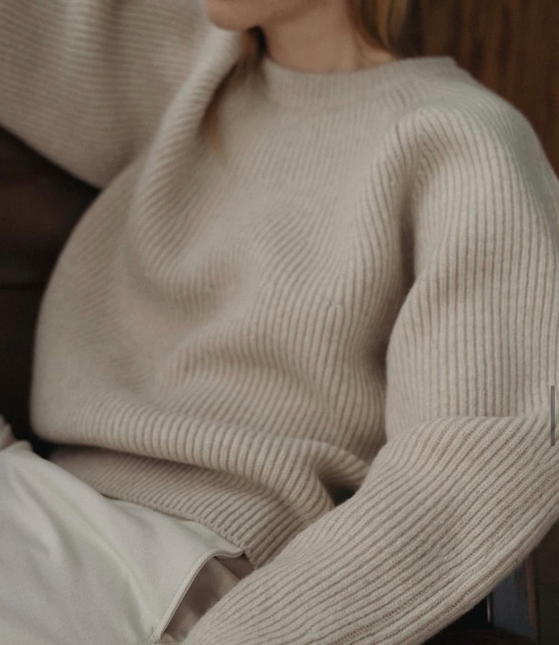 낫띵리튼 Volume ribbed 니트 상품이미지2