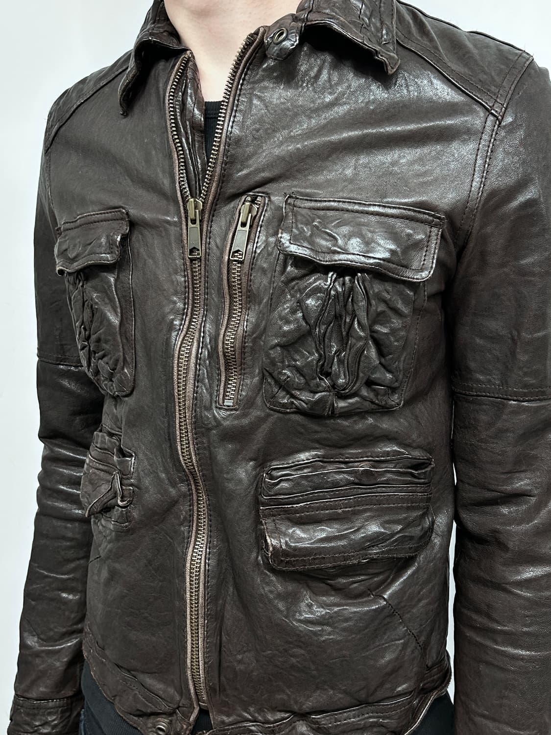 Pulp Fiction 멀티 포켓 램스킨 자켓 상품이미지2