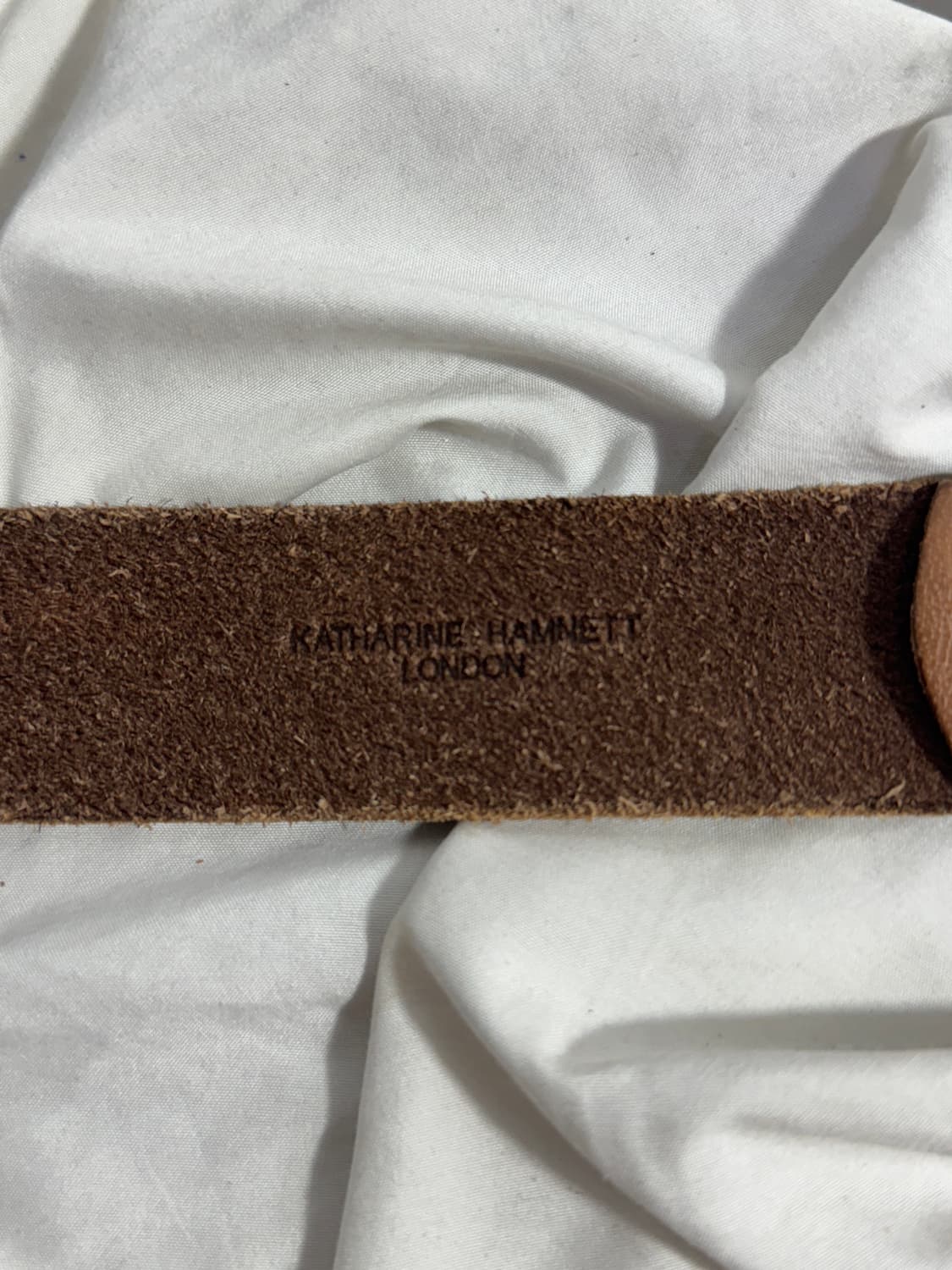 캐서린 햄넷 런던 스티치 레더 벨트 상품이미지5