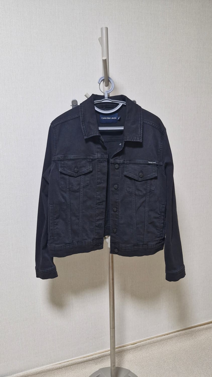 캘빈클라인 블랙 크롭 데님 자켓 100 상품이미지1