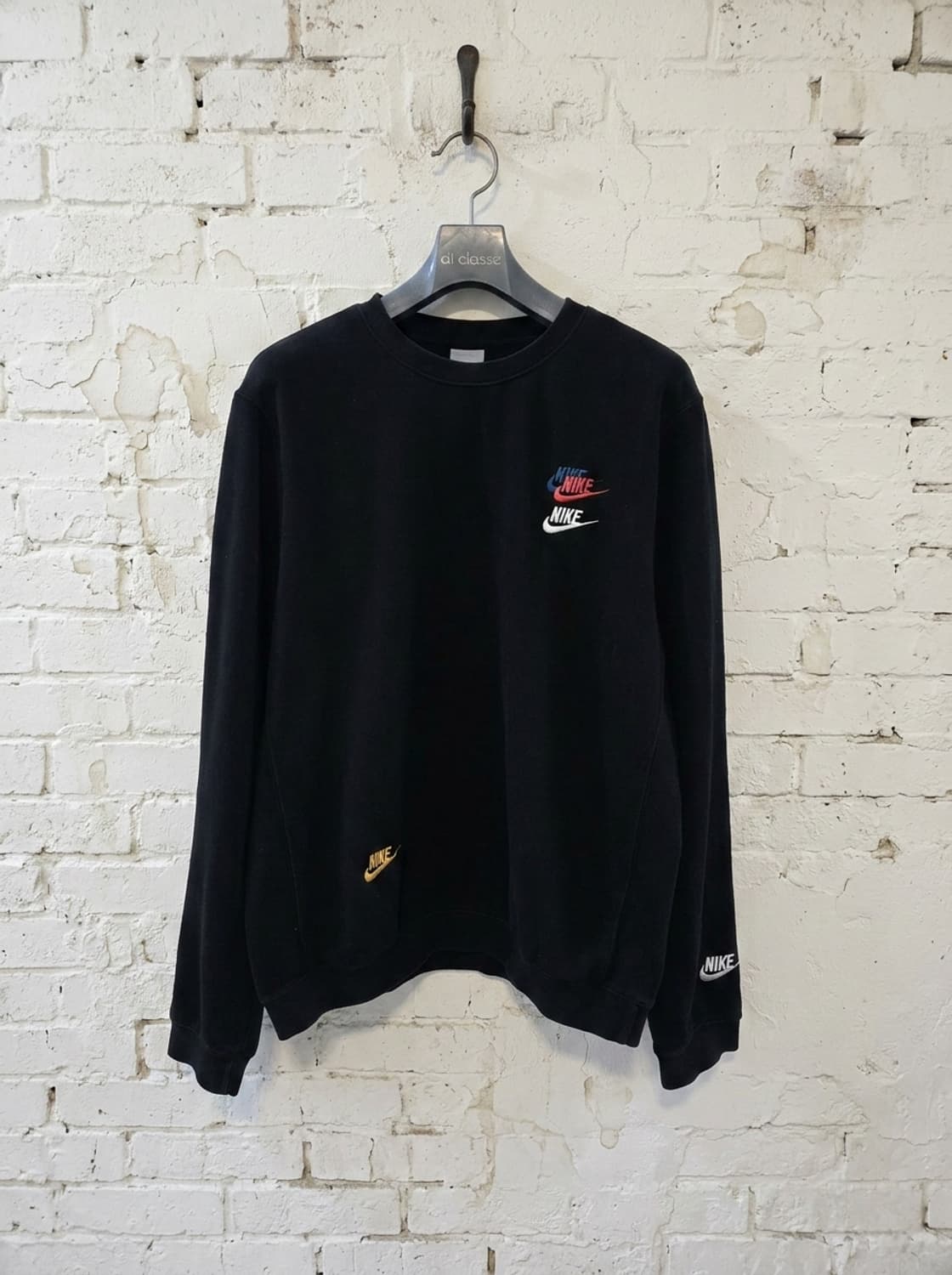 나이키 멀티 스우시 맨투맨 블랙 XL 상품이미지1