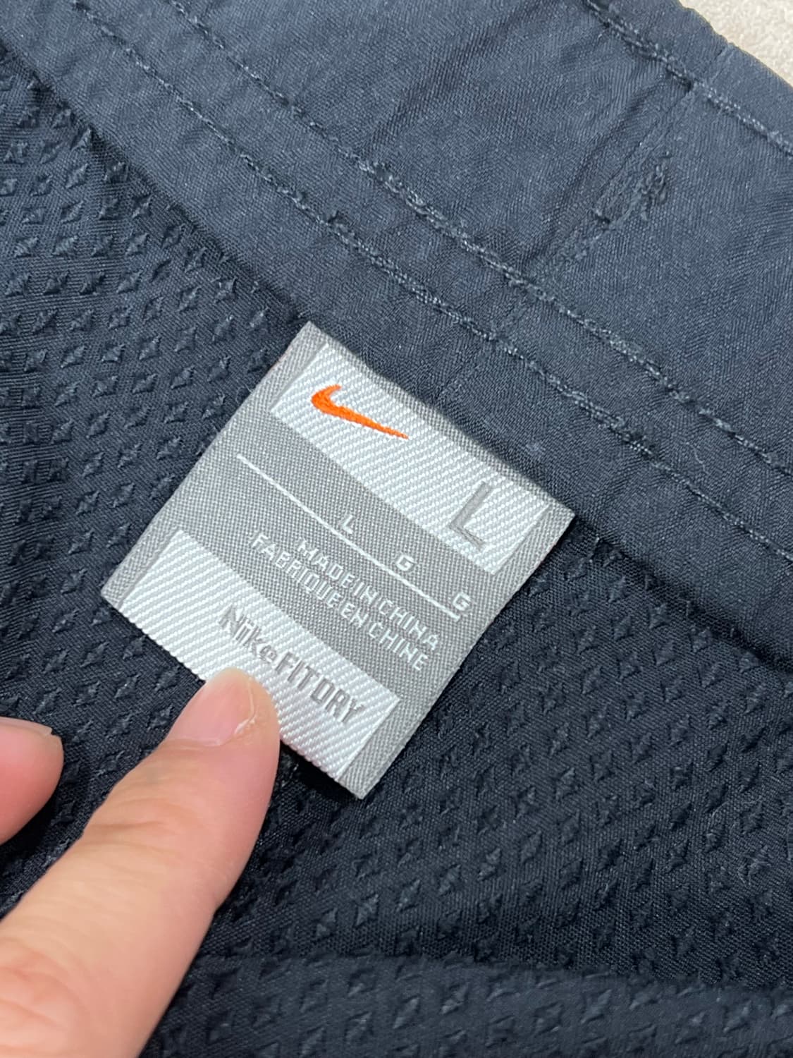 나이키 올드스쿨 와이드핏 트랙 우븐 팬츠 다크크레이/오렌지 상품이미지4