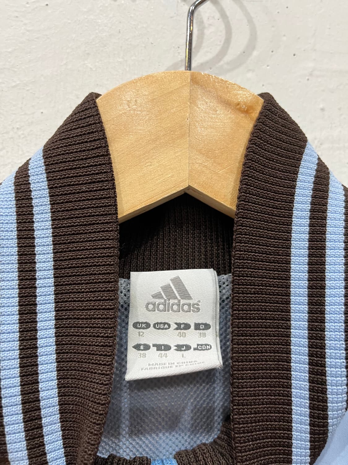 아디다스 재팬 스카이블루 브라운 윈드브레이커 우먼즈 상품이미지8