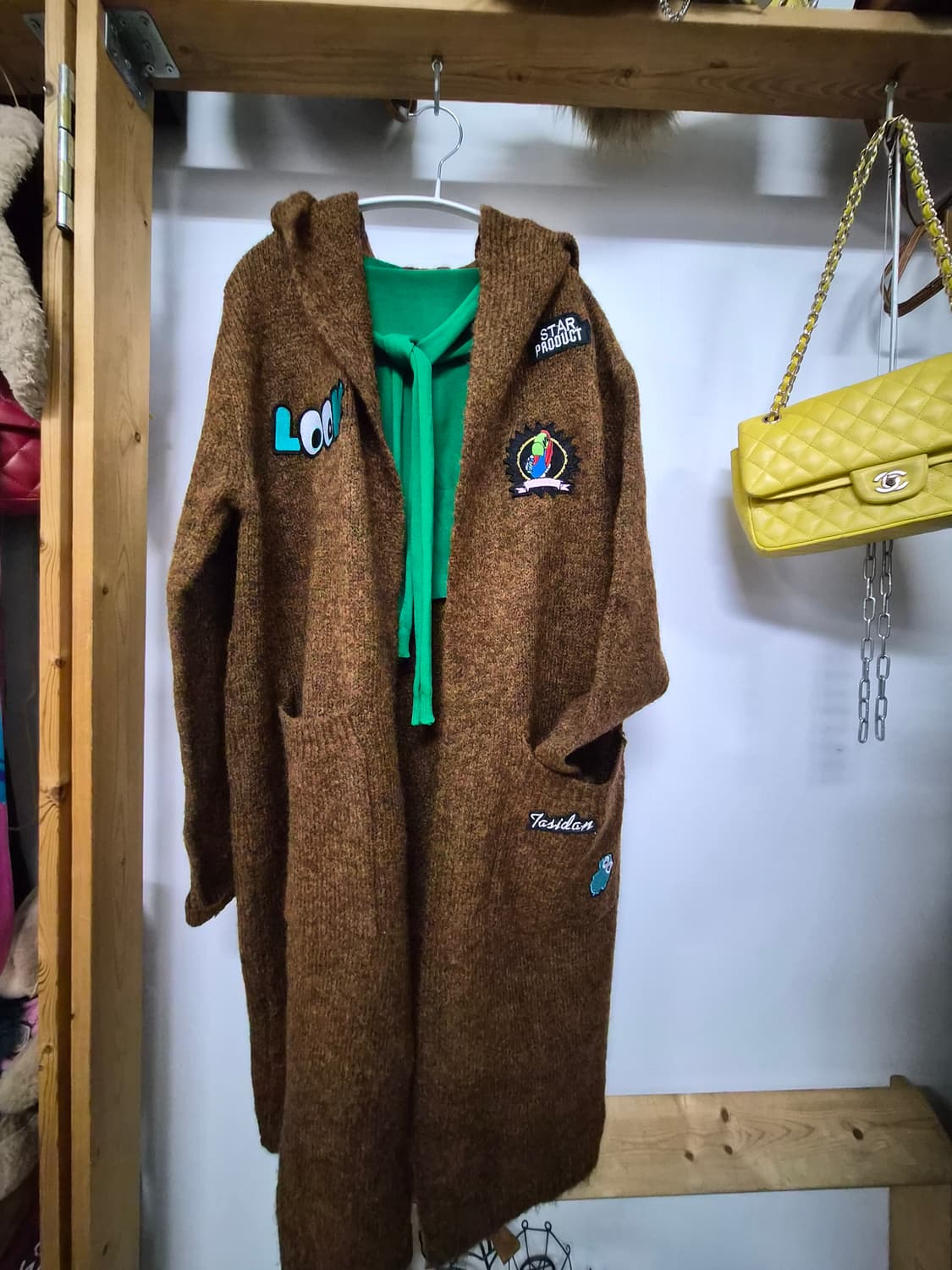 바닐라비 후드롱 가디건 상품이미지1