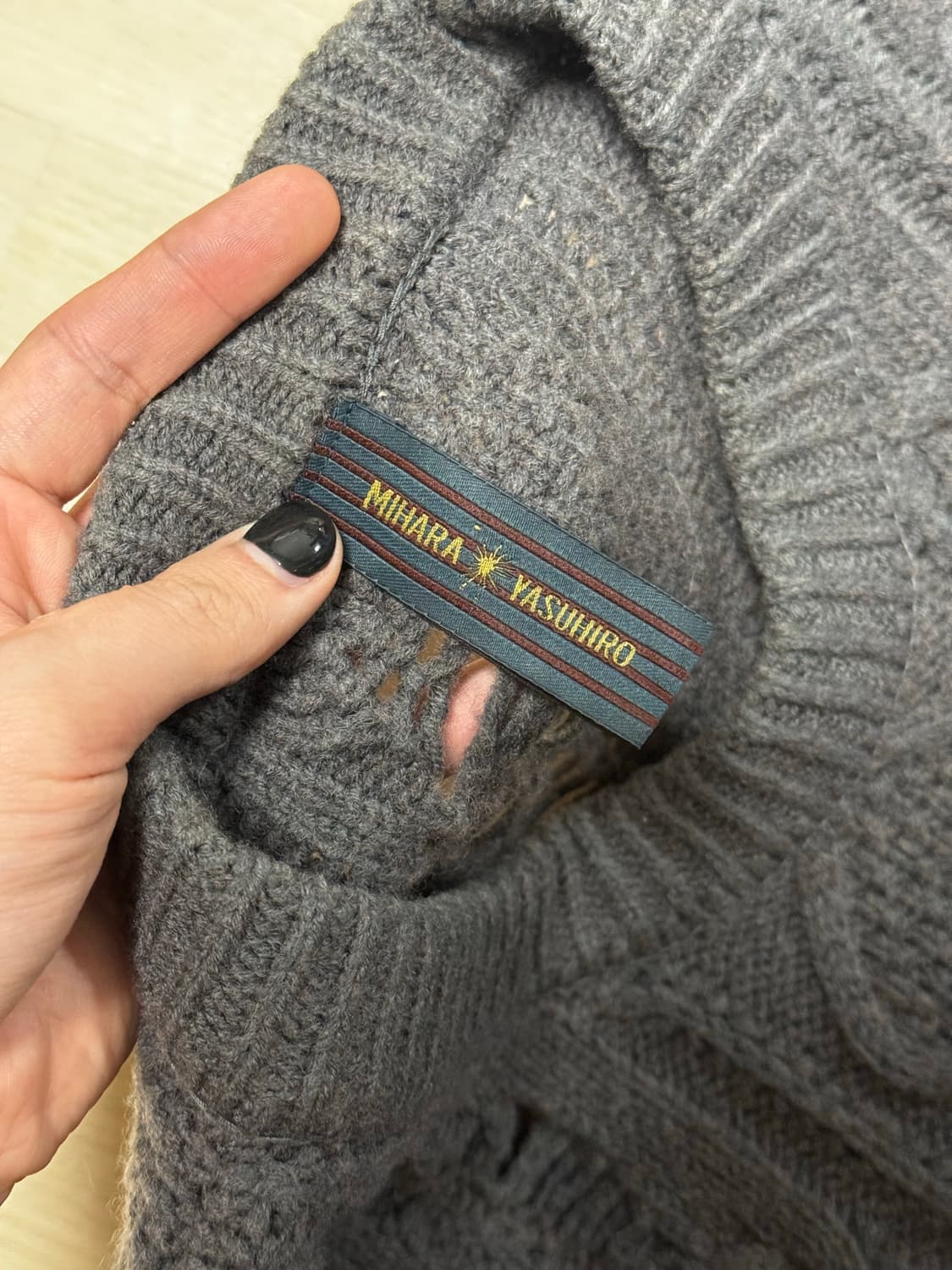 미하라야스히로 디스트로이드 니트 상품이미지2