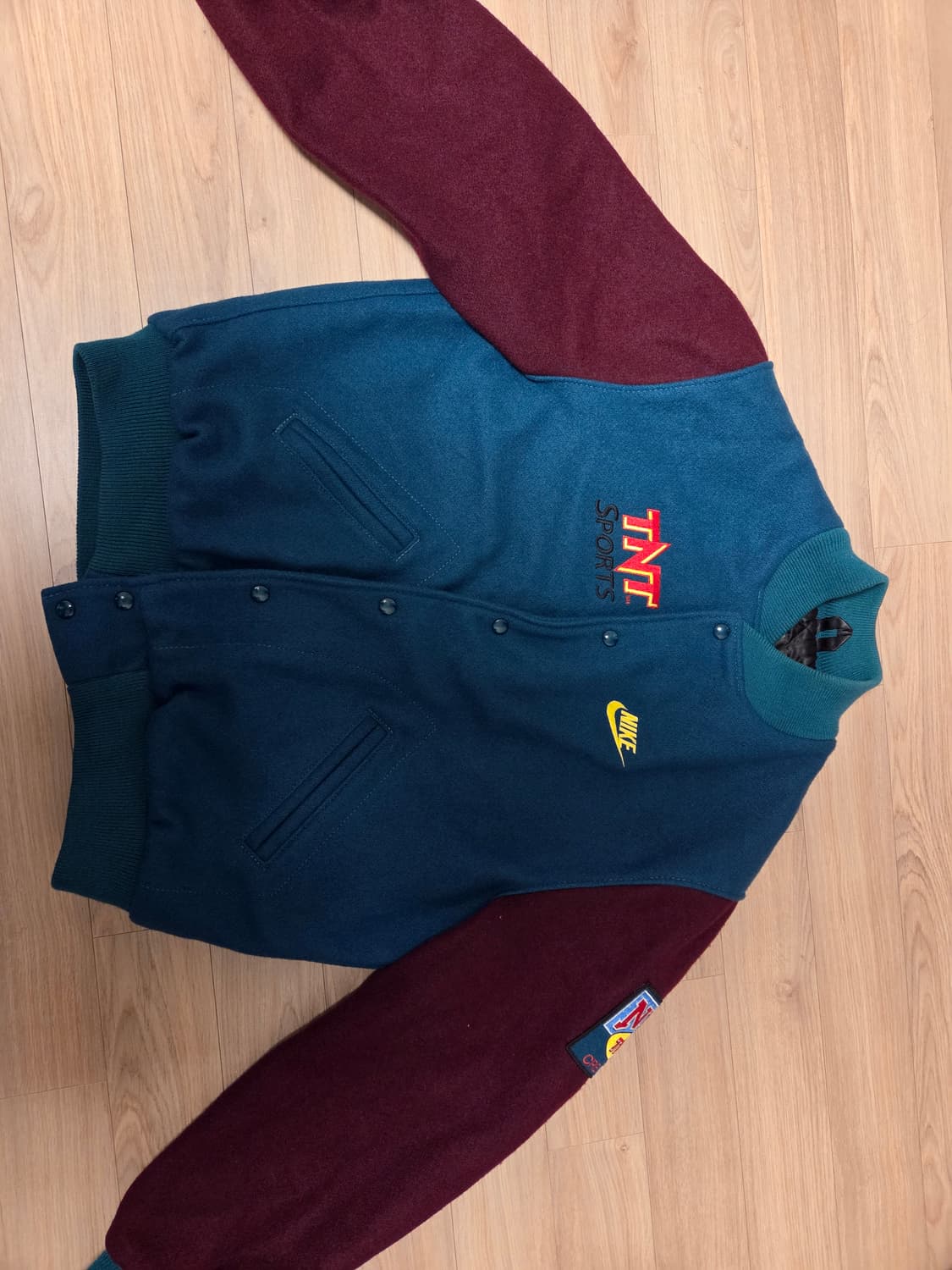 90s 나이키 NFL TNT 스포츠 바시티 자켓 상품이미지1