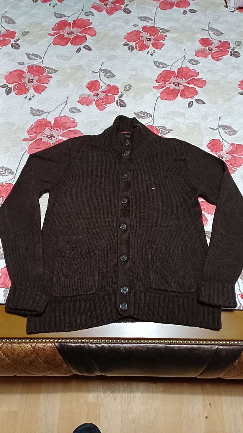 타미힐피거 니트가디건 100 가슴56 기장71 상품이미지1