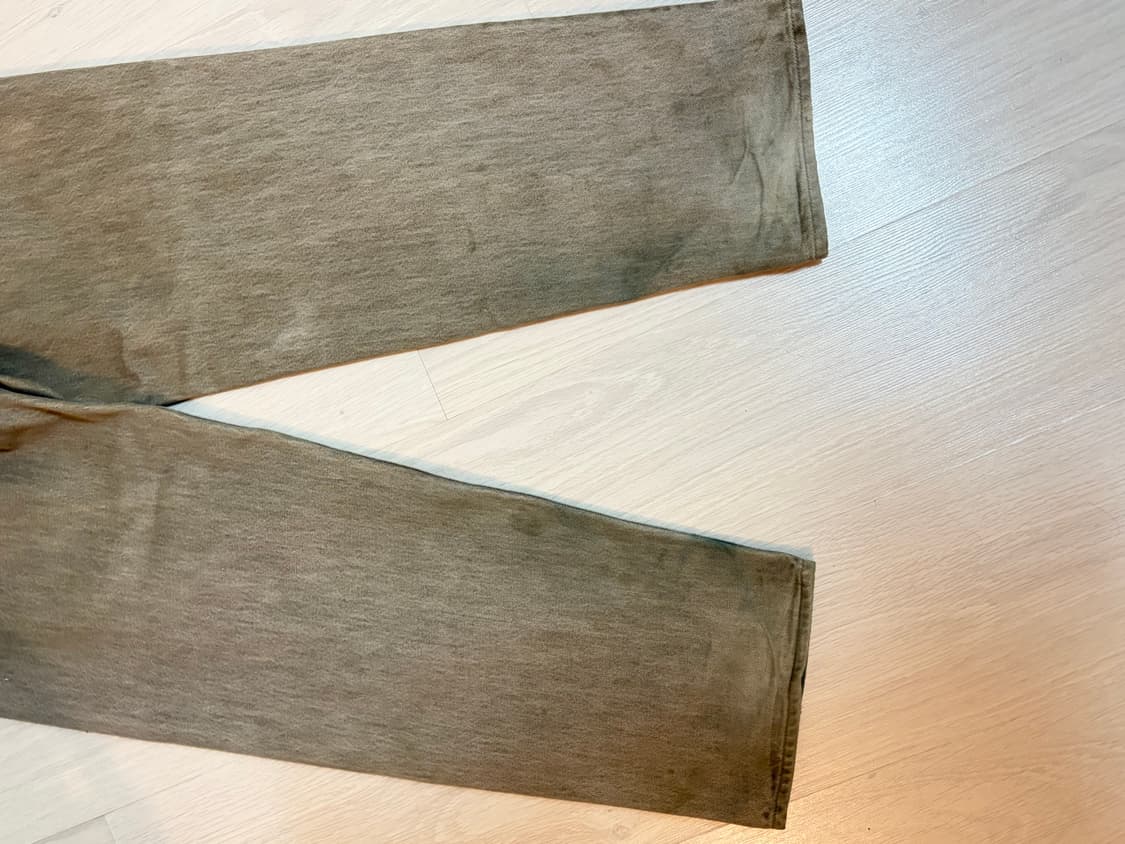 오라리 하드트위스트 데님 와이드 모카  상품이미지5