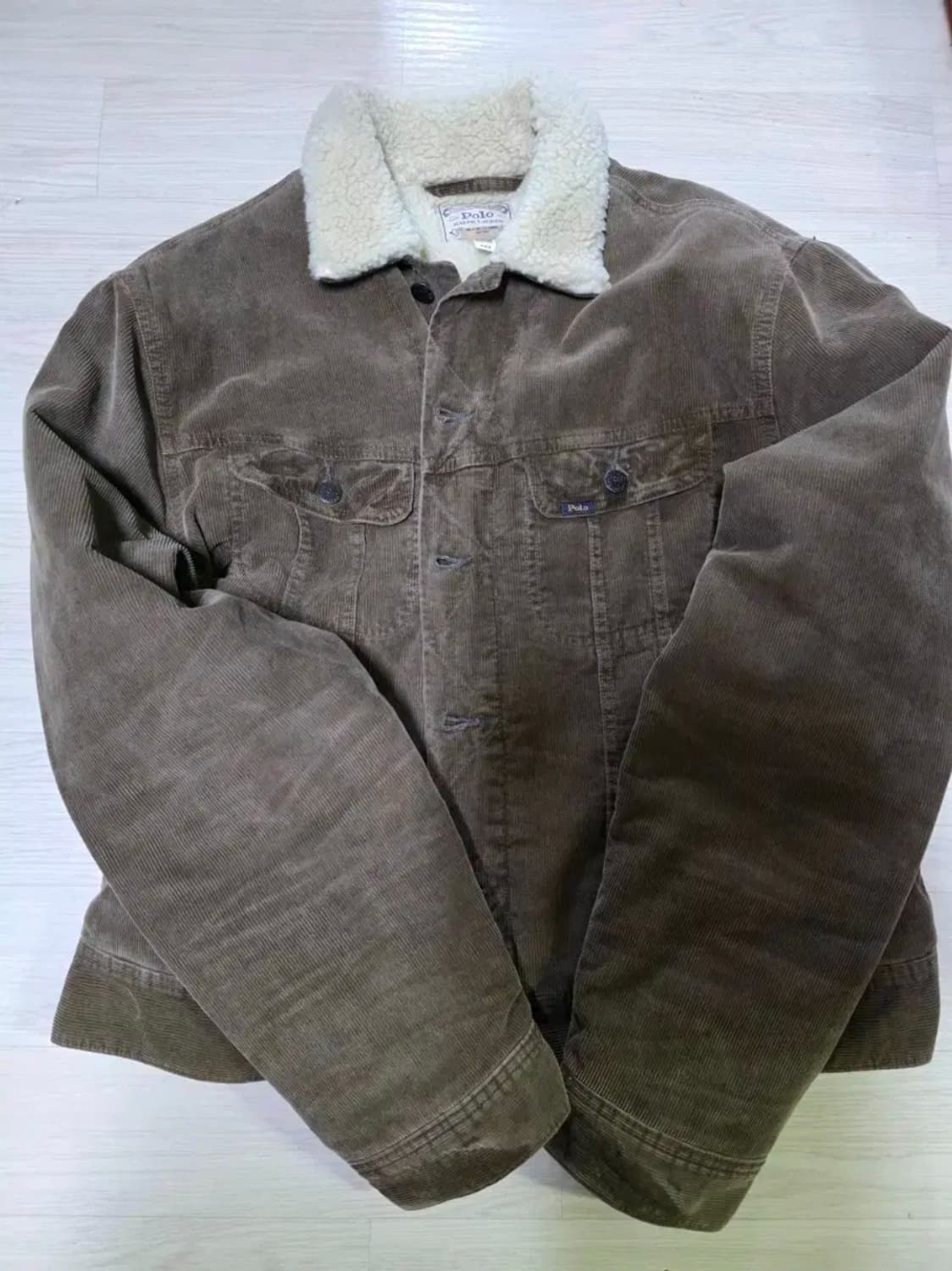 폴로 랄프로렌 플리스 라인 코듀로이 트러커 자켓 L 상품이미지1