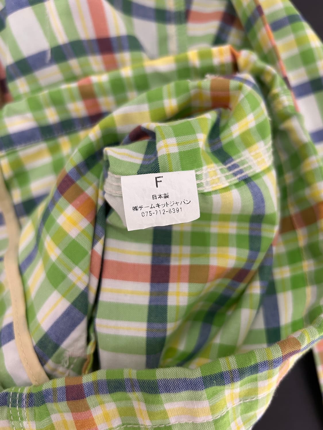 KATO check hood zip up[Waldes zipper] 상품이미지4